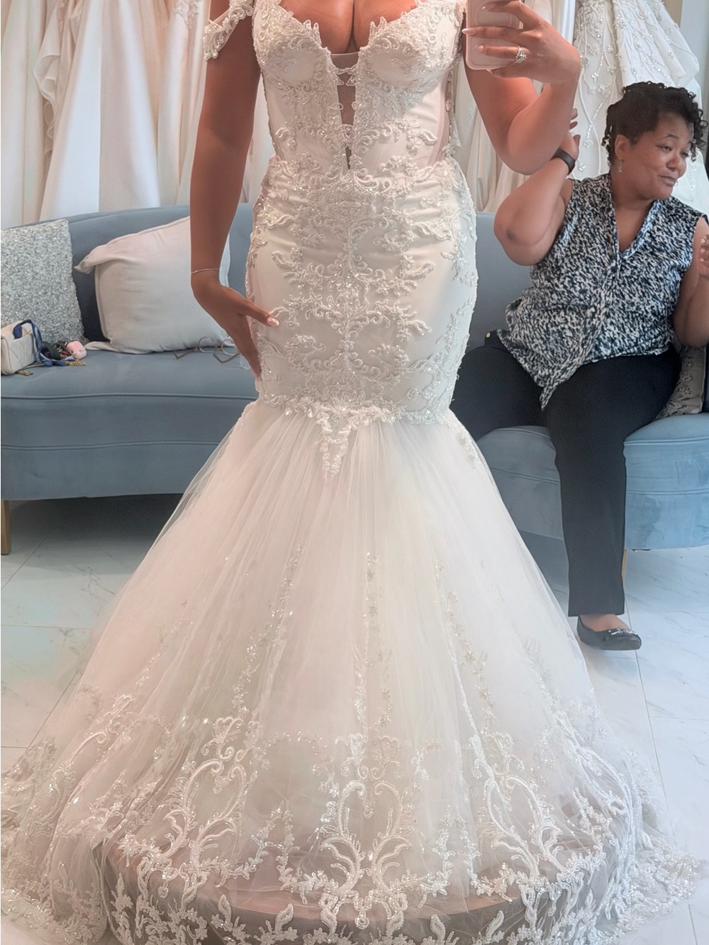 Pnina Tornai Mermaid Wedding Gown